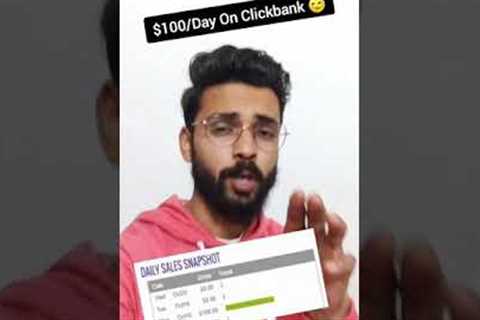 $100/Day ClickBank Affiliate Marketing Strategy 🌝 #affiliatemarketing #clickbank