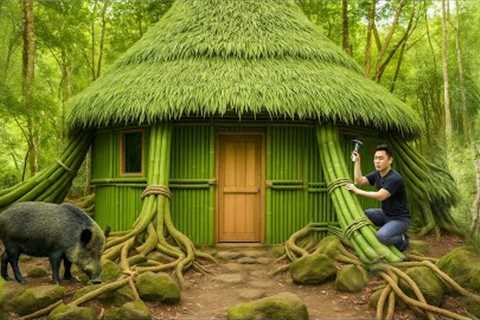 How to Build a Bamboo House in the Forest – Bushcraft Survival Skills