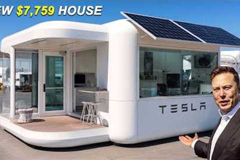 Elon Musk Announces 2026 Tesla Tiny House Finally HERE: Land Free For The Masses. MIX