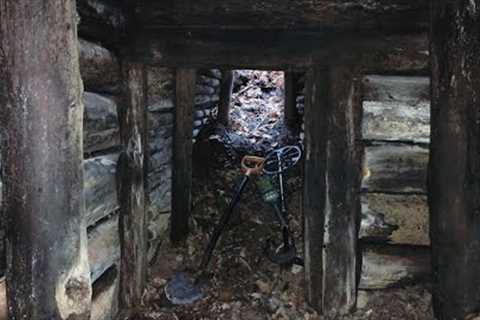 AN INTACT GERMAN DUGOUT HAS BEEN FOUND / WW2 METAL DETECTING