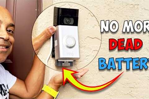 How to Power a Ring Doorbell with NO Power Source