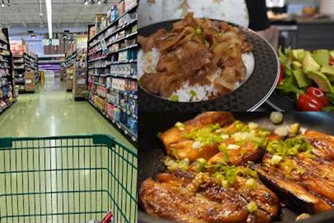 Grocery shopping in Canada| What's for dinner | Home cooking simple Japanese dishes