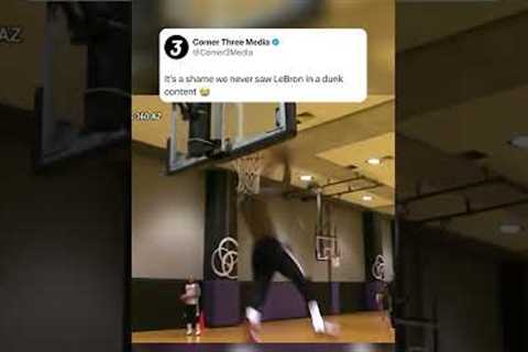 Imagine LeBron in the DUNK CONTEST 😳