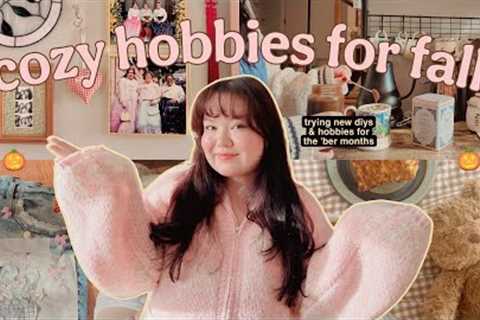 cozy hobbies to try this fall 🧸🍂 easy aesthetic diys for the ‘ber months