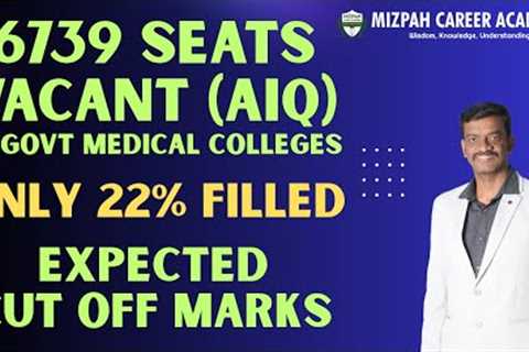 Only 22% Seats Filled in Govt - 58% in Deemed Universities - Vacancy Position for AIQ Second Round
