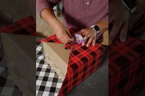 How to wrap big gifts #gifts #giftwrapping #holidays #problemsolved