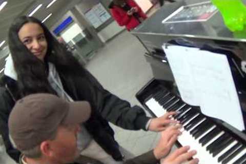 UPS Guy Teaches Classical Girl To Boogie Woogie