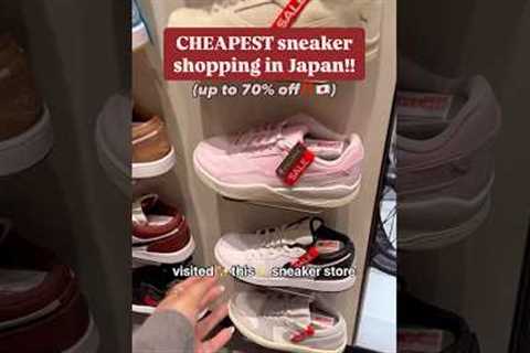 cheapest sneaker shopping in Japan!!🇯🇵 #japan #japanshopping #sneakers #sneakerheads #traveltips