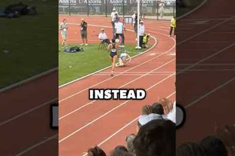 Amazing Act of A Real Sportsmanship!❤️ #shorts #sports