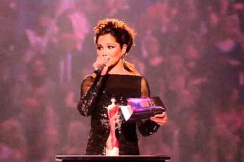 Rihanna wins International Female Solo Artist presented by Cheryl Cole | BRIT Awards 2011