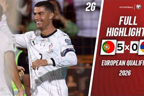 Armenia vs Portugal 0-5 • Highlights &amp; All Goals • Cristiano Ronaldo 2 Goals