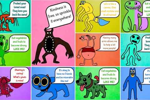 Garten of Banban 0,1,2,3,4,5,6,7,8,9,10 - Huge Monsters + Drawing