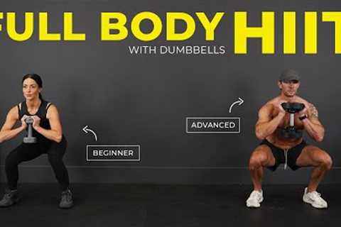 30 Min Full Body Dumbbell Strength &amp; HIIT | Home Workout with Tiff &amp; Dan