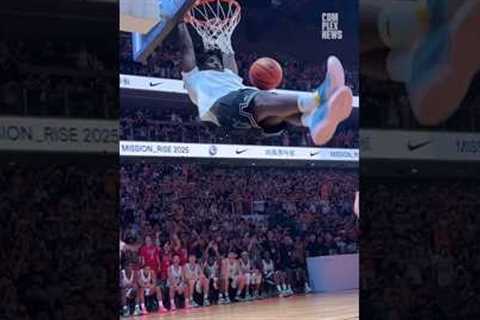 LeBron makes the China crowd pop &amp; then hits the silencer 🫡