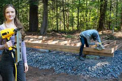 We're Building An Tiny Off-Grid Cabin In The Woods