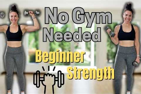 Beginner Strength Workout at Home | 20 Minutes, No Gym Needed!