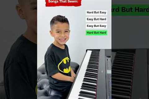 5 Year Old Prodigy Amazes with Songs Difficulty Levels On The Piano 🤯 🎹 Jelijah Diaz #pianoprodigy