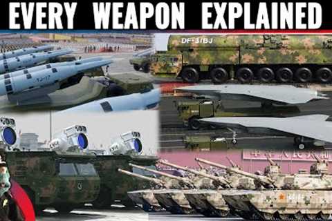 All 76 weapons at China 2025 military parade explained. 47 are brand new.