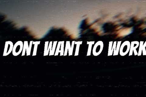 i dont want a career