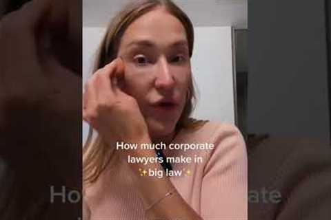 Corporate lawyer salary breakdown 💸✨ #lawyer #corporatelaw #salary
