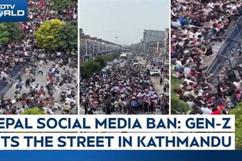 Nepal Protests Today | Gen-Zs Storm Nepal Streets Over Social Media Ban, Corruption