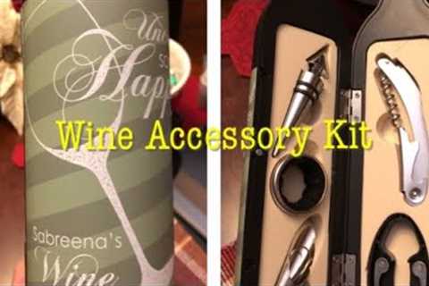 Gift Idea For Wine Lovers | Personalized Wine Accessory Kit | #shorts