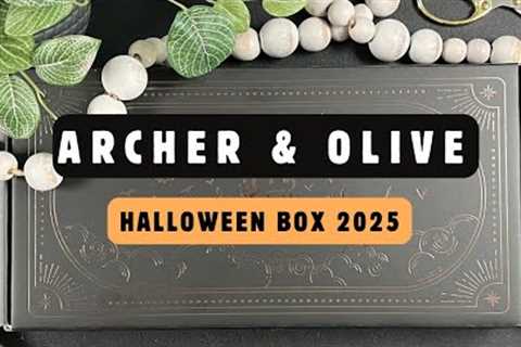 2025 Halloween Box Unboxing | Archer &amp; Olive 