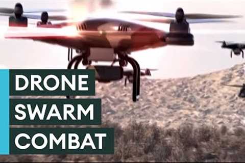 AI-controlled drone swarms arms race to dominate the near-future battlefield