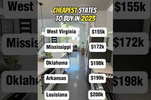 5 Cheapest States To Buy a House