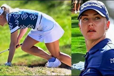 Bra-less Charley Hull’s Wild Shot 😱 | Golf Star Nearly Hits Rival During Tournament (VIRAL VIDEO)