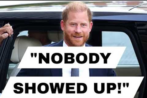 Prince Harry HUMILIATED in UK – Nobody Showed Up for Him!