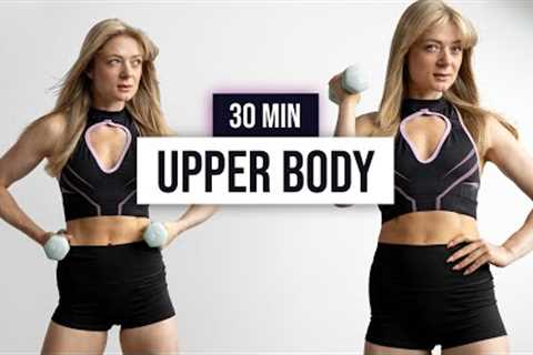 DAY 10: UPPER BODY WORKOUT - Arms, Shoulders &amp; Chest | Level Up 2.0 Challenge 🔥