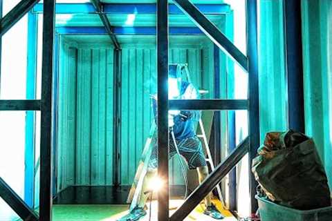 SECRET UNDERGROUND BUNKER | SHIPPING CONTAINER BUILD