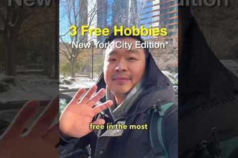 3 hobbies that are completely free