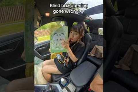 Blind box unboxing got RUINED 😭 #unboxing #blindbox #mysterybox #yooki #funny
