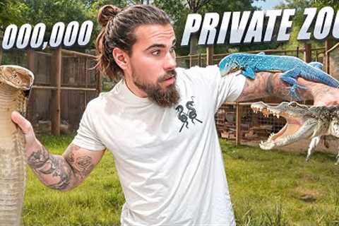 $1,000,000 Private Reptile ZOO Tour!