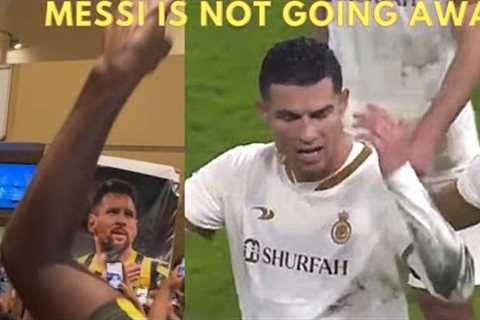 Messi Chants Make Ronaldo Go Crazy