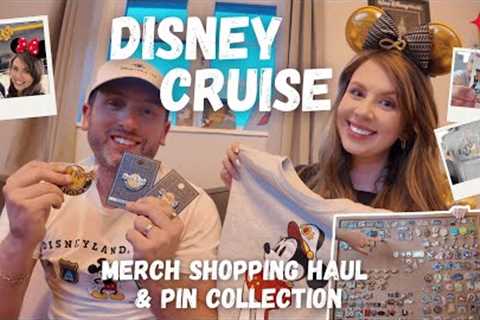 Disney Cruise Line Vlog | Merch Shopping Haul &amp; Pin Collection | Disney Fantasy | June 2025