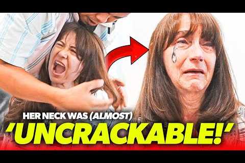 **1ST TIME HER NECK CRACKED IN 20 YEARS! 🤯🤬 | Asmr Neck Pain Relief | Dr Tubio