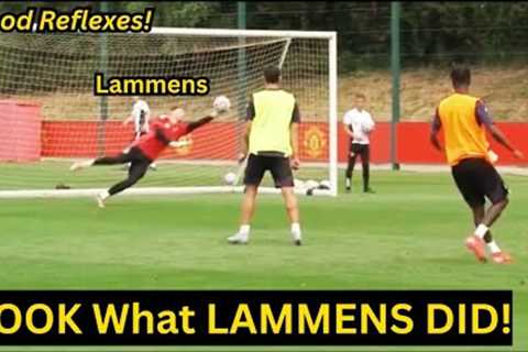 Senne Lammens made Crazy Saves in FIRST TRAINING with Manchester United and SHOCKED his teammates