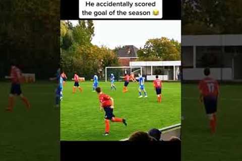 He accidentally scored the goal of the season 😂 #shorts