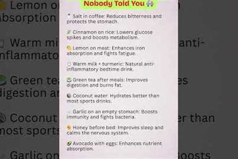 9 Life-Saving Health Hacks Nobody Told You