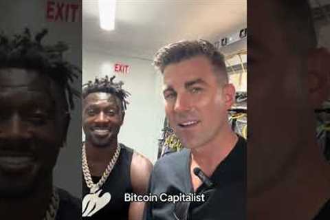 Antonio Brown visiting Bitcoin Capitalist Bitcoin mine in Dubai, UAE #crypto #bitcoin #dubai