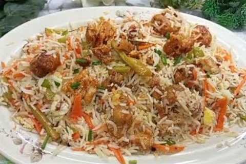 Veg manchurian Fried Rice Recipe | Gobi Egg Fried Rice Ki Best Recipe With Sauce 