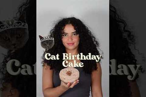 Let’s make a BIRTHDAY cake for CATS! 🐈‍⬛   #easyrecipes #catlovers #desserts