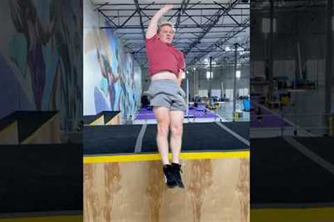 TRAMPWALL SLOW MOTION FRONTFLIP FULLTWIST Swan Dive Las Vegas Circus Center Cirque Du Soleil Fit