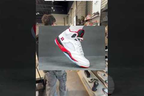 Trying to find the Fire Red Jordan 5’s… #sneaker #shoes