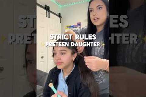 What’s your strict rule? #strictparents #momlife #mom #daughter #grwm #makeup