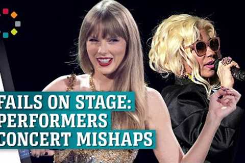 Fail on stage: celebrities undone by performance mishaps