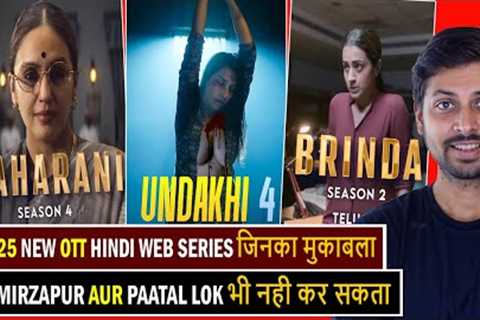 Top 9 New Release Ott Hindi Web Series 2025 Sonyliv,Hoichoi,Netflix